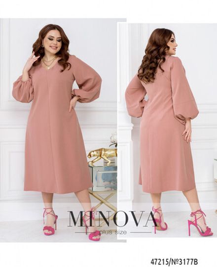 Платье 3177B-пудра Minova Фото 1