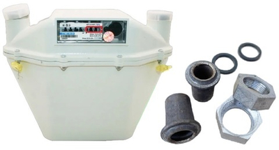 Счетчик газа СГМН-1М- G6 250 мм с КМЧ левый (2022)