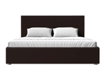 Кровать интерьерная Кариба 200, Коричневый, Экокожа, 108380