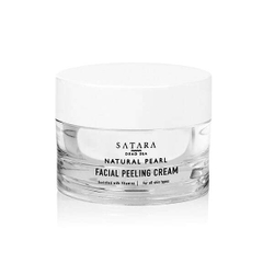 Крем-пілінг для обличчя з вітамінами Satara Natural Pearl / Facial Peeling Cream NP