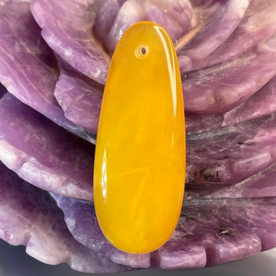 50509  Янтарь Кулон 16*40мм