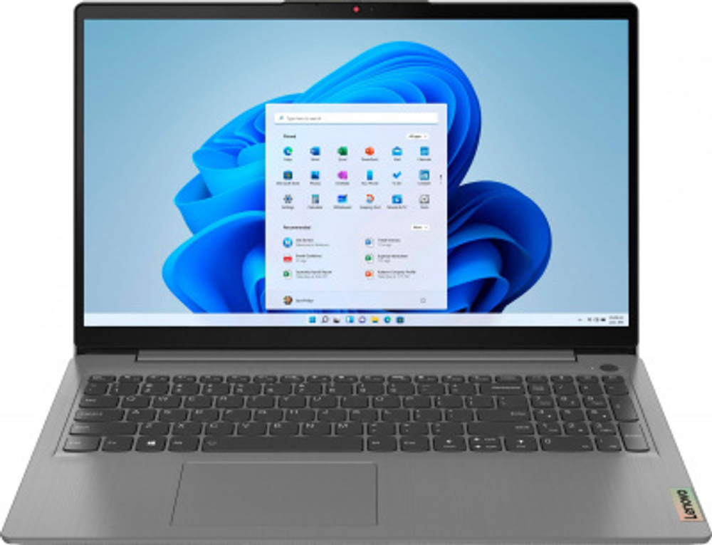Ноутбук 15.6" IPS FHD Lenovo IdeaPad 3 grey (Pen N5030/8Gb/256Gb SSD/noDVD/VGA int/no OS) 81WQ006DRK
