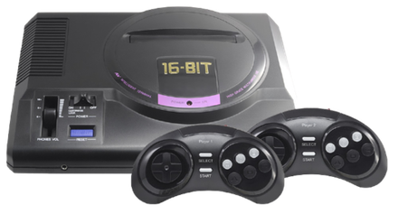 SEGA Retro Genesis HD Ultra + 150 игр (2 беспроводных 2.4ГГц джойстика, HDMI кабель)
