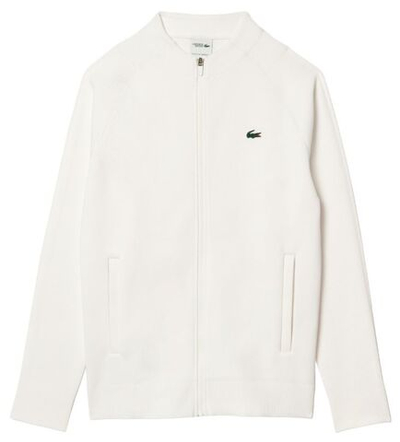 Мужская теннисная кофта Lacoste Tennis x Novak Djokovic Sportsuit Jacket - white