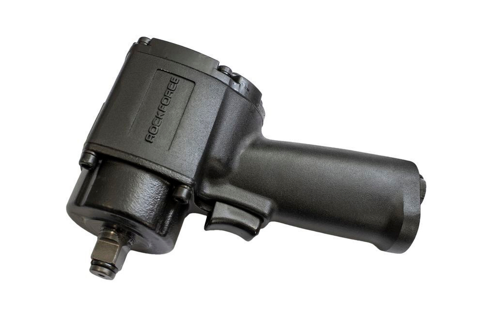 Пневмогайковерт ударный ''Compact''с реверсом и регулировкой усилия 1/2''(650Hм, 9800 об/мин,6.3bar,226 л/мин,1.9кг) RockForce##Rock FORCE RF-82543