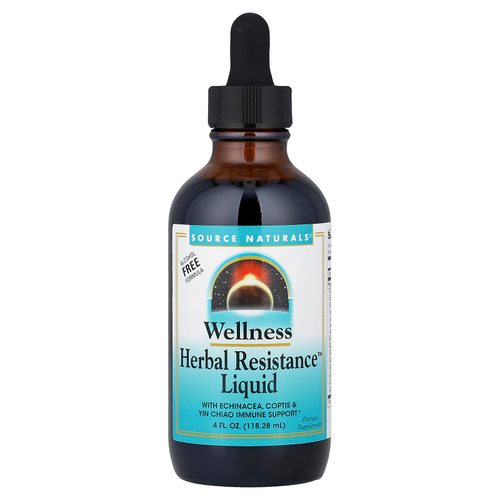 Source Naturals, Wellness Herbal Strength™, жидкий продукт, без спирта, 118,28 мл (4 жидк. унции)