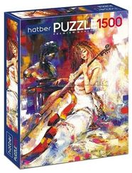 Pazl \ Puzzle ПАЗЛЫ-ИГРА 1500 элементов -Девушка с виолончелью-