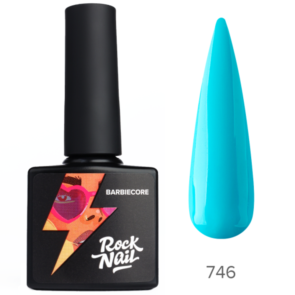 RockNail Гель-лак Barbiecore 746 Not Ur Toy, 10 мл