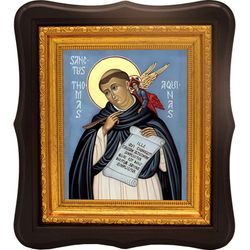 Фома Аквинский. Икона на холсте.