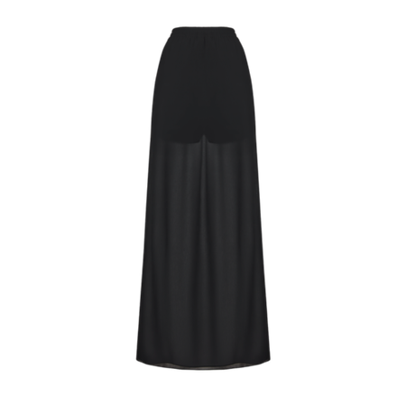 Юбка с разрезами