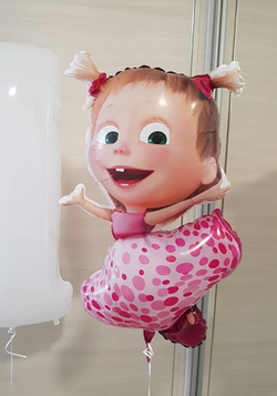 G Шар фигура "Маша с хвостиками" 41"/104 см (БГ-32)