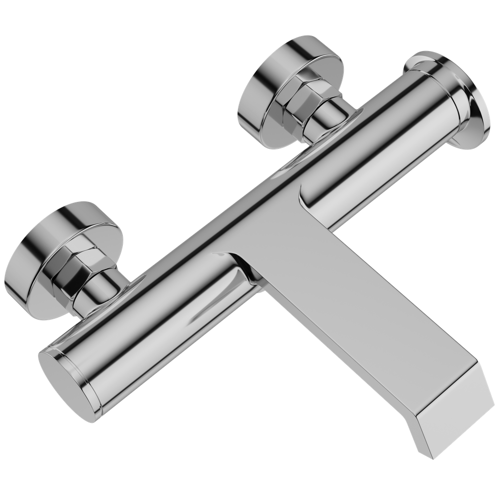 Смеситель для ванны с душем STWORKI Лерум S04100CR + Душевой гарнитур Гётеборг S03190CR, хром