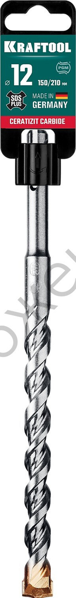 KRAFTOOL CERATIZIT CARBIDE 12 х 210 мм, SDS-plus бур (29320-210-12)