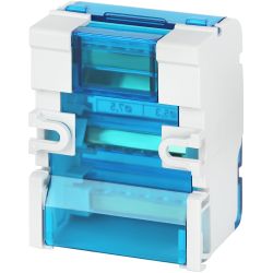 Шины на DIN-рейку ЭРА NO-224-15 в корпусе кросс-модуль ШНК 4х7 3L+PEN