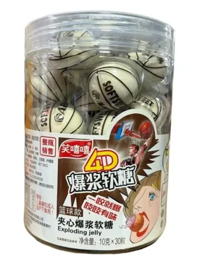 Мармелад с жидкой начинкой "Мячики" 10 г * 30 шт