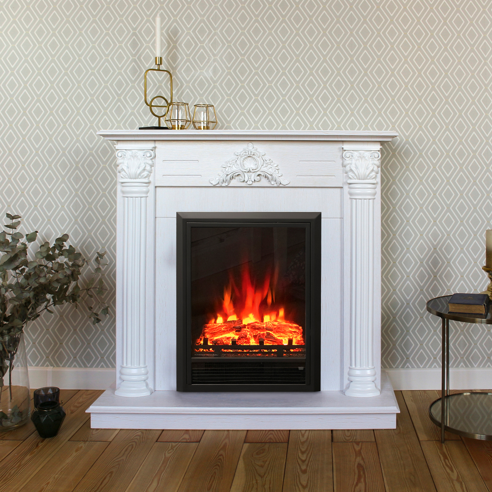 Каминокомплект Real Flame Stefania WT-F614 с очагом Eugene