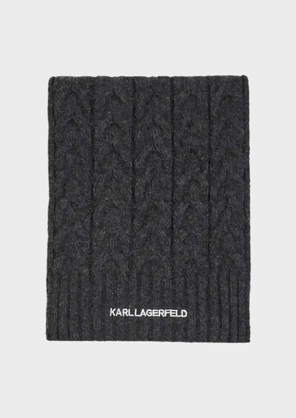 Шарф KARL LAGERFELD K/Essential Cable Knit Scarf