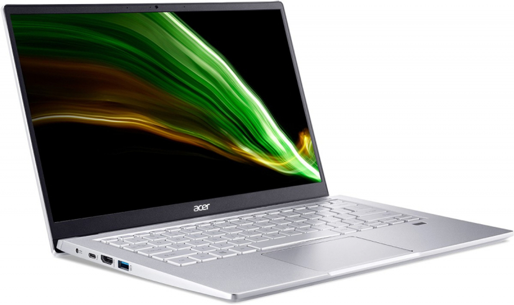 Ультрабук Acer Swift 3 SF314-511-32P8 Core i3 1115G4 8Gb SSD256Gb UMA 14" IPS FHD (1920x1080) Eshell silver WiFi BT Cam