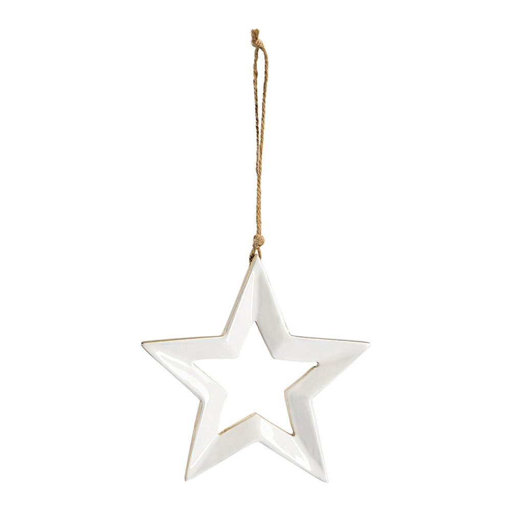 Набор елочных украшений 3шт Tkano Milky Stars New Year Essential