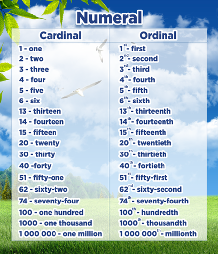 Стенд "Нумерация"