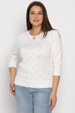 Блуза Нежный узор (молочная) Б14936-18М LT Collection