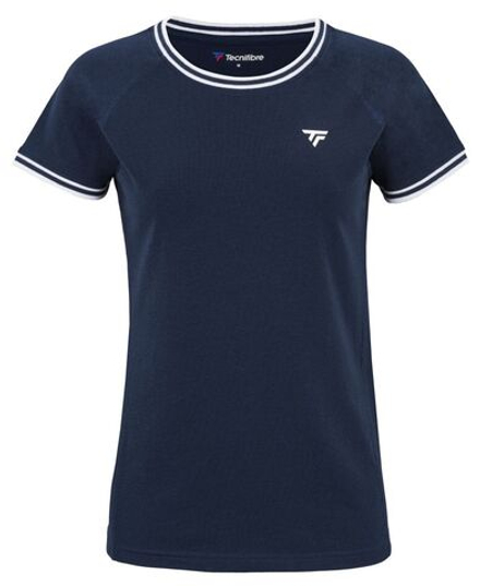 Женская теннисная футболка Tecnifibre Team Stretch - marine
