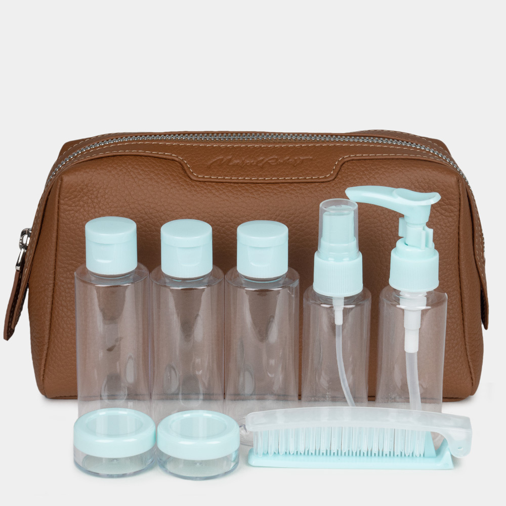 Несессер Trapèze кожи теленка, цвета карамель