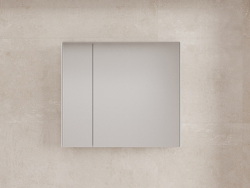 Зеркальный шкаф "ЛИМА 80" эмаль, белый матовый