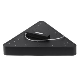 Светильник LED ЭРА Geometria SPO-152-B-40K-048 Delta 48Вт 4000К 3500Лм IP40 800*800*80 черный подвесной | Декоративные светильники Geometria