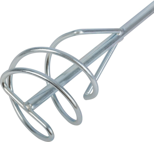 04218 Миксер для строительных смесей оцинкованный Профи , хвостовик SDS-PLUS 80х400 мм