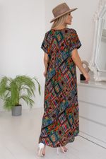 Платье Магия лета (абстракция)-52р-р Р11-867/5 Nikol