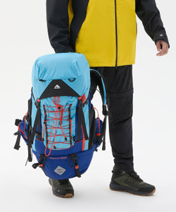 Рюкзак Hiking Ascent, голубой/синий, 55+10 л