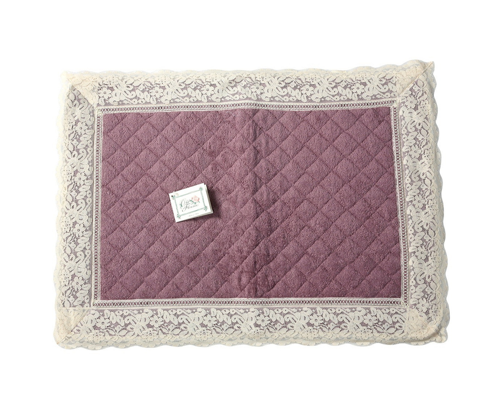 Коврик для ванной Валансье розовый от Old Florence