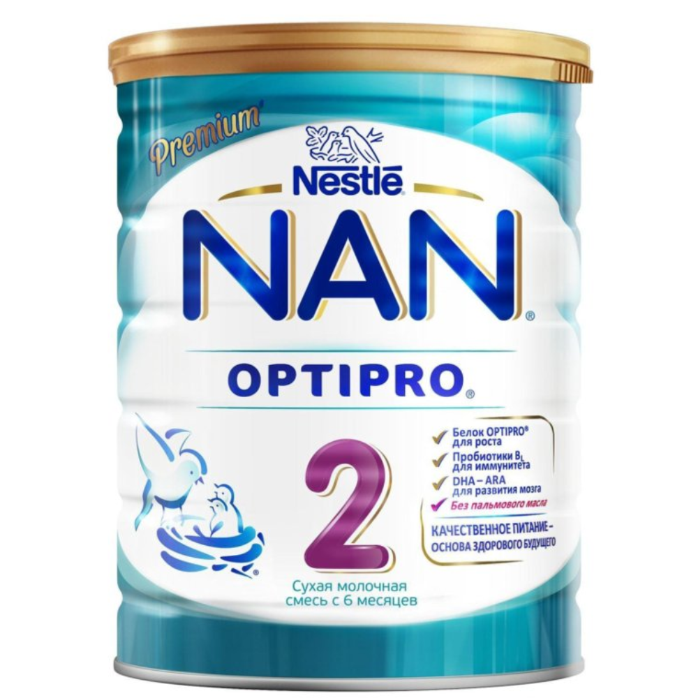 Молочная смесь Nestle NAN Opti Pro №2 С 6 месяцев 800гр