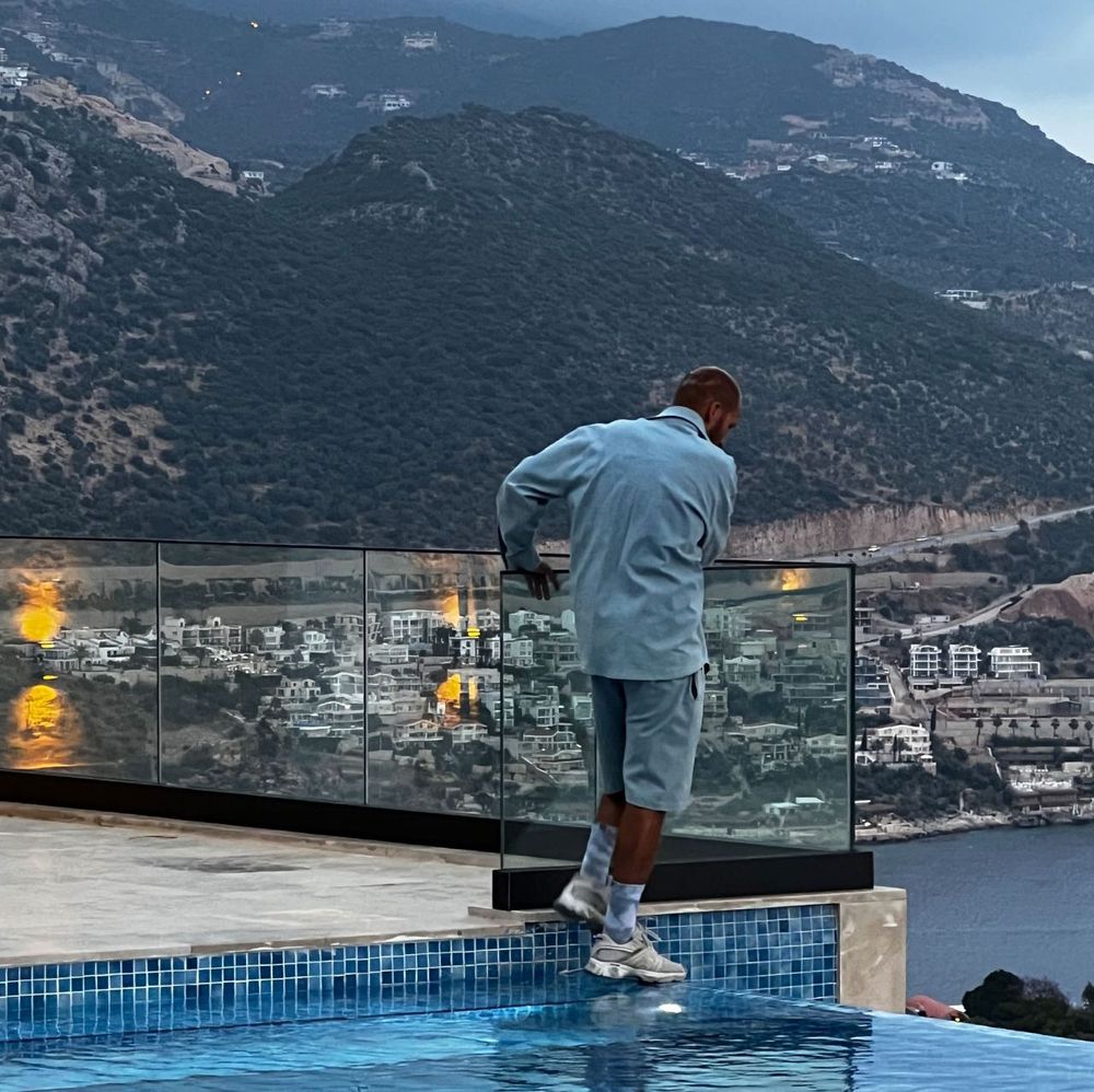 Шорты Смерч #4 Длинные джинсовые Голубые