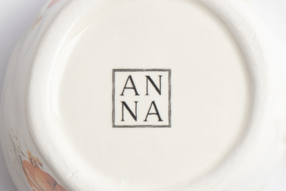 Кружка 320мл Anna Lafarg Bright pumpkin Тыквы молочная