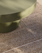 Aiguablava Журнальный столик зеленый цементный Ø66 см