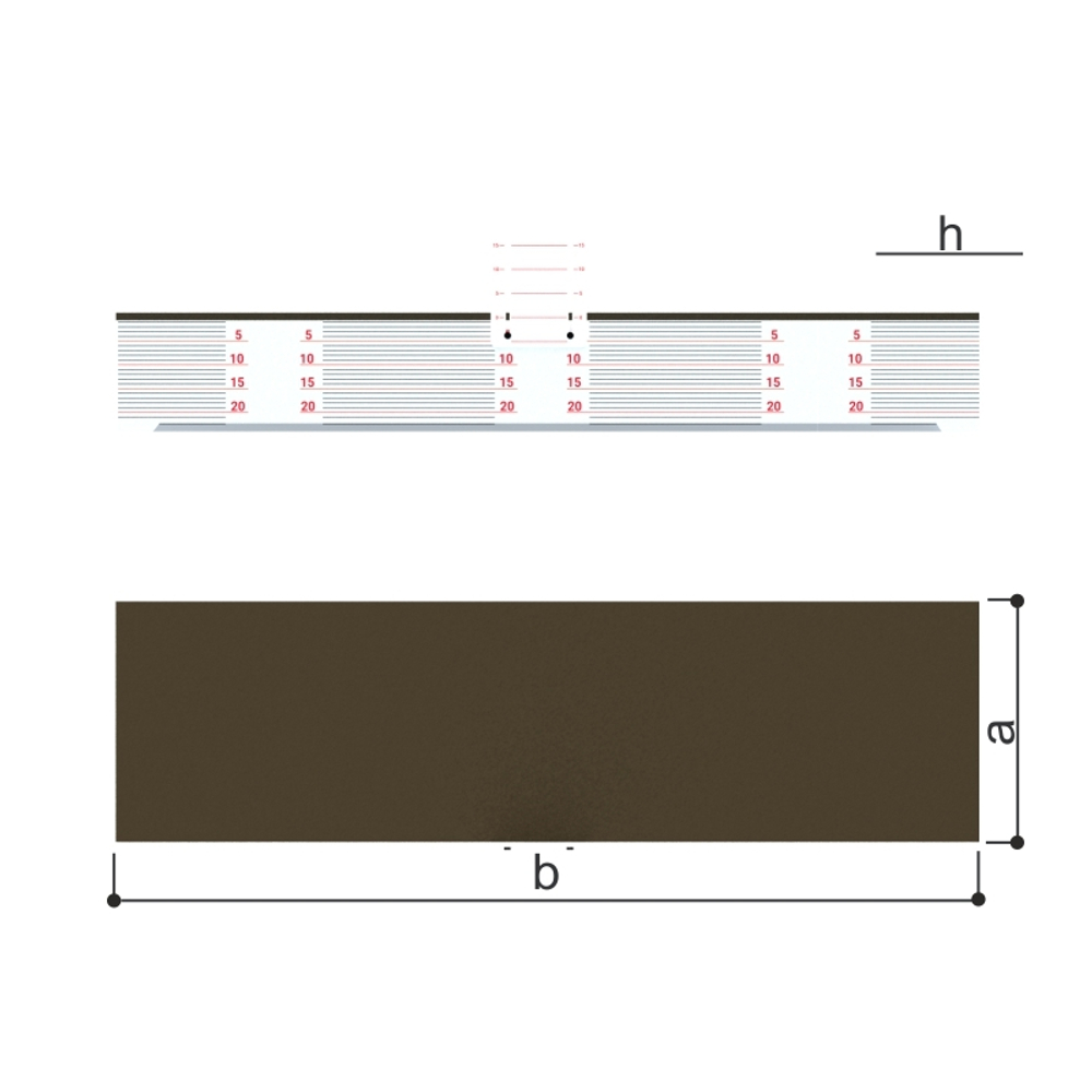 Скамья гимнастическая для измерения гибкости Romana 203.03.03