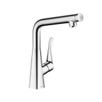 Смеситель для кухни Hansgrohe Metris Select 14883000, хром