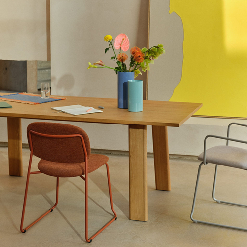 Прямоугольный обеденный стол из дерева - AREN