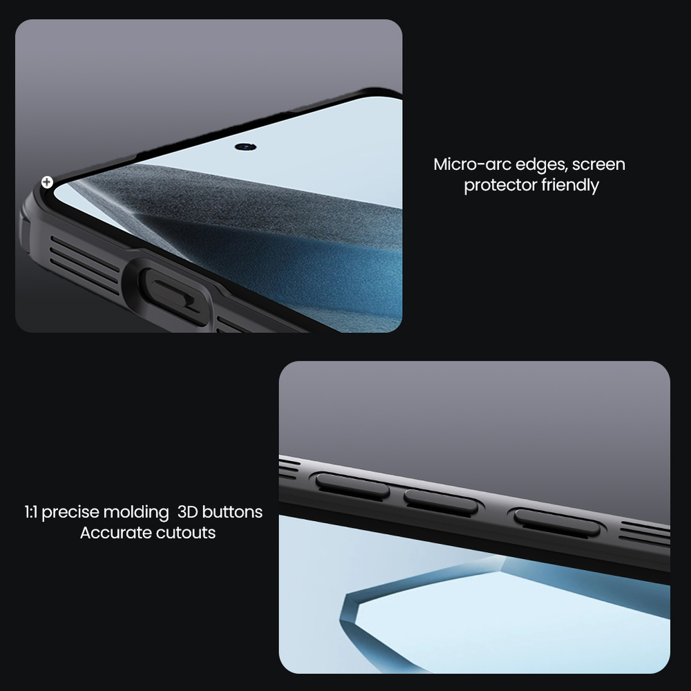 Усиленный защитный чехол с защитной шторкой для камеры от Nillkin на OnePlus 13, серия CamShield Pro Case