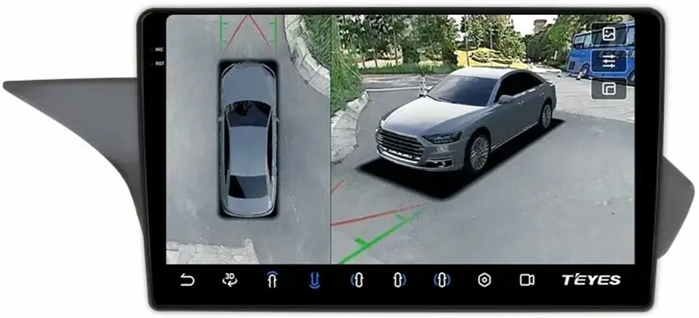 Магнитола Mercedes-Benz E-класс W212 седан 2009-2012 NTG 4.0 (рамка 10) - Teyes CC3-2K-360 на Android 10, 2K QLED, 6Гб+128Гб, CarPlay, 4G SIM-слот, 4 камеры в комплекте