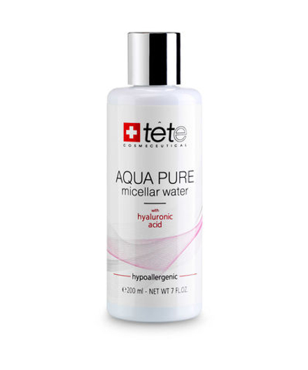 Мицеллярная вода с гиалуроновой кислотой / TETe AQUA PURE Micellar water, 200 мл