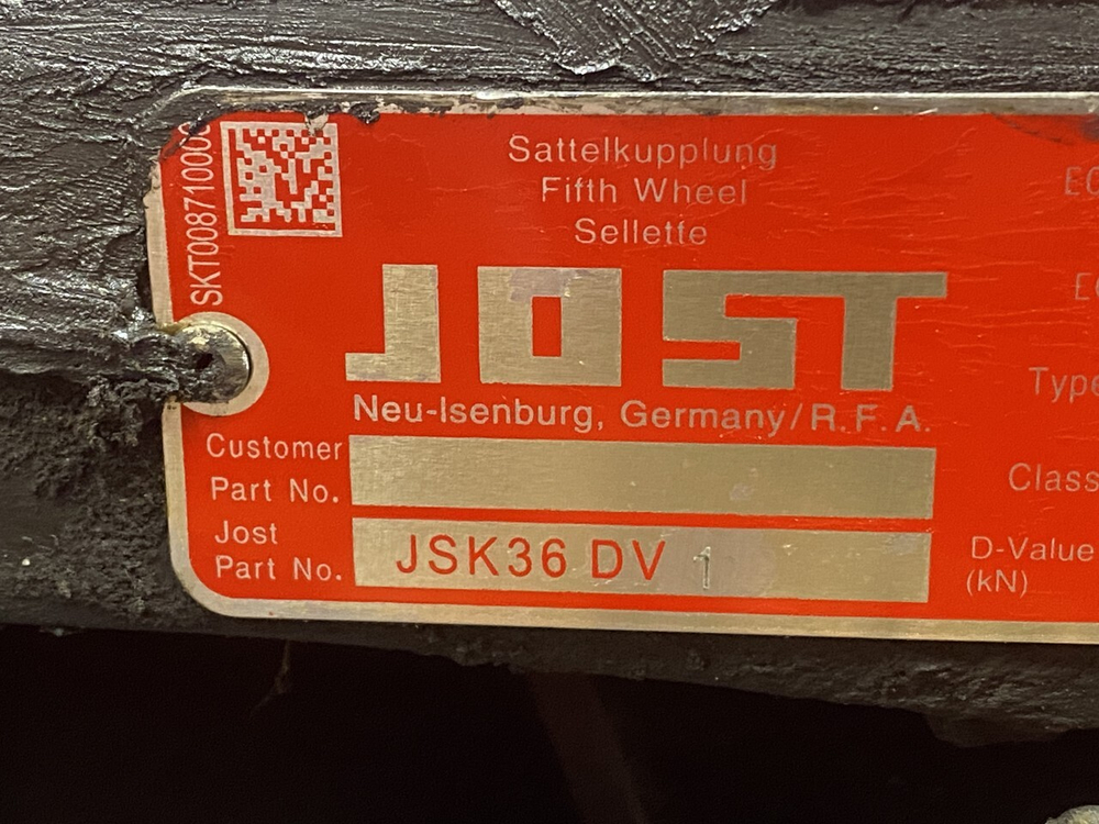 Седло JOST 172мм 2023г.