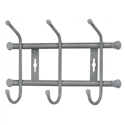 Вешалка настенная 265*180*67 (3 крючка) Бежевый металлик ВН3/БЖ