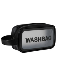Косметичка водонепроницаемая Washbag сумка с ручкой органайзер косметичка для бассейна душа роддома, черная 26*10*15см