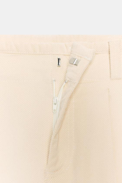 ZARA ПРЯМЫЕ БРЮКИ ИЗ ВЕЛЬВЕТА, ЭКРЮ