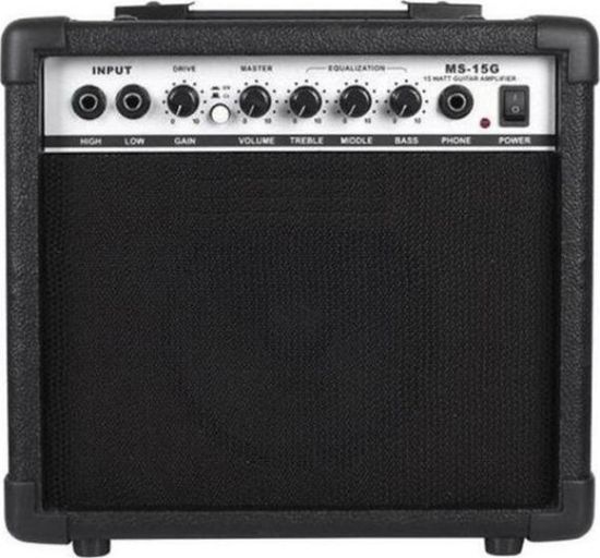 PHIL PRO MS-15G - гитарный комбо, 15 w, динамик 1 х 6,5", одноканальный,...