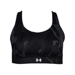 Теннисный бюстгальтер Under Armour Womens Iso Chill Team Mid Bra - black