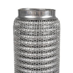 Компенсатор (гофра) выхлопной системы 3х-слойная WIRE MESH 55x250 UNIVERSAL D=55mm L=250mm GANZ GIG05315